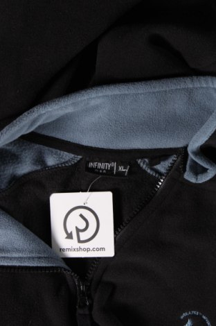 Мъжка поларена блуза Infinity, Размер XL, Цвят Черен, Цена 8,36 лв.