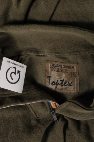 Ανδρική μπλούζα fleece Top Tex, Μέγεθος XXL, Χρώμα Πράσινο, Τιμή 6,70 €