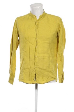 Ανδρικό πουκάμισο, Μέγεθος L, Χρώμα Κίτρινο, Τιμή 14,91 €