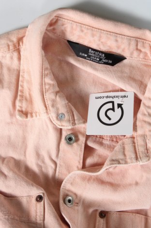 Мъжка риза Bershka, Размер M, Цвят Розов, Цена 8,12 лв.