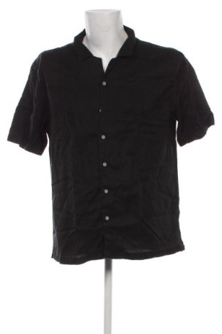 Мъжка риза Bershka, Размер M, Цвят Черен, Цена 17,60 лв.