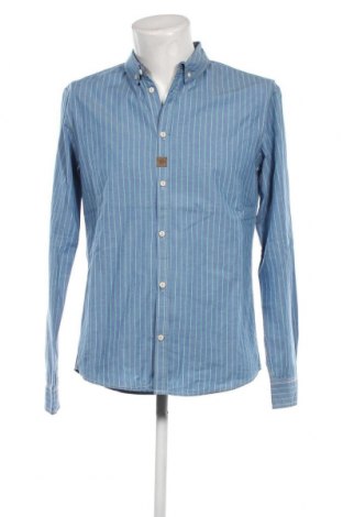 Ανδρικό πουκάμισο Blend, Μέγεθος L, Χρώμα Μπλέ, Τιμή 9,91 €