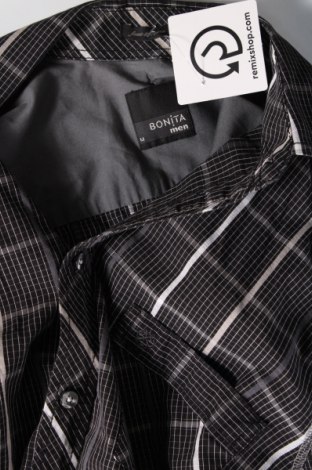 Ανδρικό πουκάμισο Bonita, Μέγεθος M, Χρώμα Μαύρο, Τιμή 3,59 €