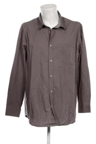 Ανδρικό πουκάμισο Bpc Bonprix Collection, Μέγεθος XXL, Χρώμα Γκρί, Τιμή 10,76 €