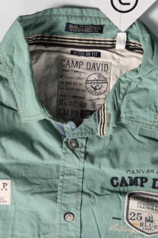 Мъжка риза Camp David, Размер M, Цвят Зелен, Цена 55,00 лв.