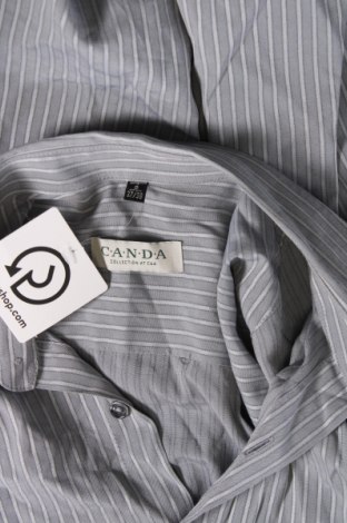 Herrenhemd Canda, Größe S, Farbe Grau, Preis 4,04 €