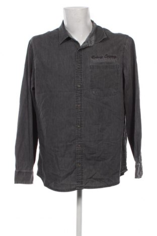 Ανδρικό πουκάμισο Canda, Μέγεθος XL, Χρώμα Γκρί, Τιμή 10,23 €