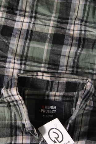 Pánska košeľa  Denim Project, Veľkosť XXL, Farba Zelená, Cena  9,45 €