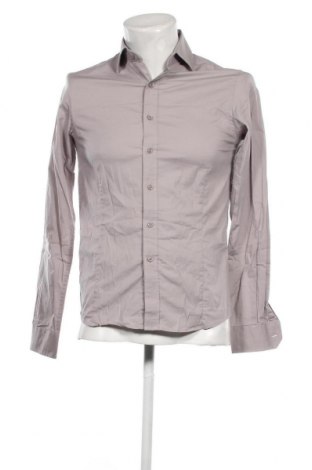 Ανδρικό πουκάμισο Dressmann, Μέγεθος S, Χρώμα Γκρί, Τιμή 21,03 €