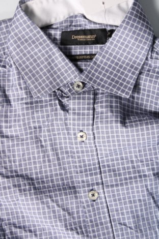 Мъжка риза Dressmann, Размер L, Цвят Син, Цена 34,00 лв.