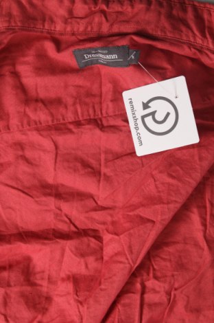 Ανδρικό πουκάμισο Dressmann, Μέγεθος M, Χρώμα Κόκκινο, Τιμή 17,39 €