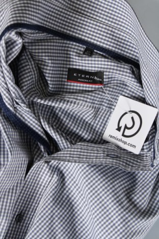 Ανδρικό πουκάμισο Eterna, Μέγεθος M, Χρώμα Μπλέ, Τιμή 15,75 €