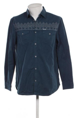 Ανδρικό πουκάμισο Guess, Μέγεθος L, Χρώμα Μπλέ, Τιμή 80,41 €