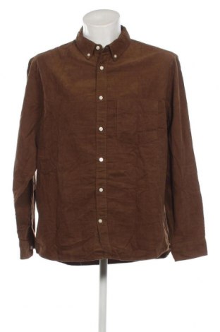 Мъжка риза H&M, Размер XL, Цвят Кафяв, Цена 29,00 лв.
