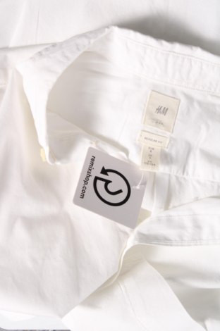 Мъжка риза H&M, Размер S, Цвят Бял, Цена 29,00 лв.