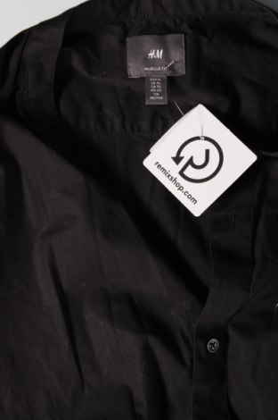 Ανδρικό πουκάμισο H&M, Μέγεθος XL, Χρώμα Μαύρο, Τιμή 14,83 €