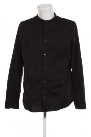 Мъжка риза H&M, Размер XL, Цвят Черен, Цена 29,00 лв.