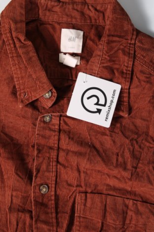 Herrenhemd H&M L.O.G.G., Größe M, Farbe Braun, Preis € 5,65