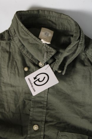 Pánska košeľa  H&M L.O.G.G., Veľkosť S, Farba Zelená, Cena  4,11 €