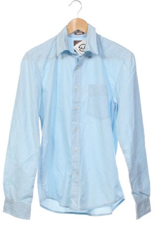 Herrenhemd H&M L.O.G.G., Größe S, Farbe Blau, Preis 16,15 €