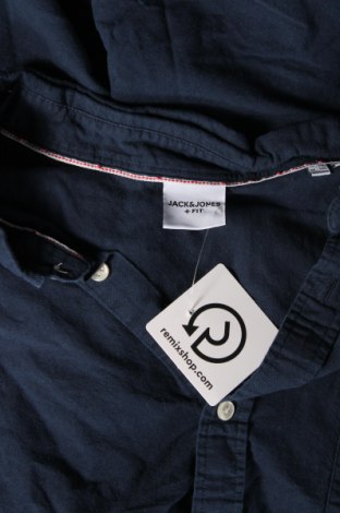 Herrenhemd Jack & Jones, Größe 5XL, Farbe Blau, Preis € 36,51