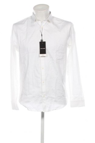 Ανδρικό πουκάμισο Jack & Jones PREMIUM, Μέγεθος M, Χρώμα Λευκό, Τιμή 23,81 €