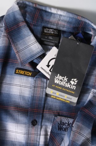 Мъжка риза Jack Wolfskin, Размер M, Цвят Многоцветен, Цена 66,96 лв.