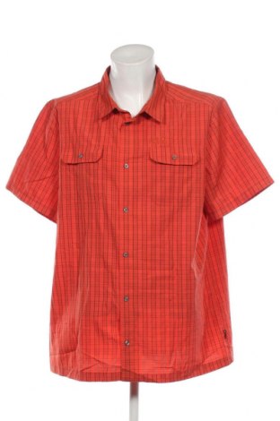 Ανδρικό πουκάμισο Jack Wolfskin, Μέγεθος 3XL, Χρώμα Πορτοκαλί, Τιμή 29,69 €