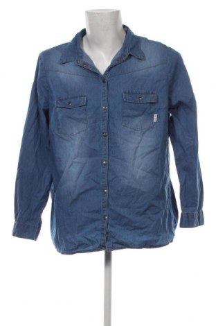 Herrenhemd John Baner, Größe 3XL, Farbe Blau, Preis € 20,18