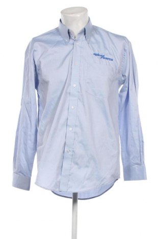 Ανδρικό πουκάμισο Kustom Kit, Μέγεθος L, Χρώμα Μπλέ, Τιμή 20,01 €