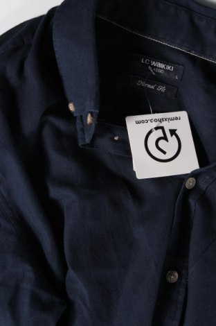 Ανδρικό πουκάμισο LC Waikiki, Μέγεθος L, Χρώμα Μπλέ, Τιμή 8,01 €