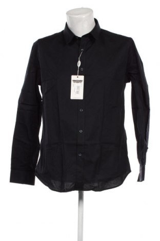 Мъжка риза Leif Nelson, Размер L, Цвят Черен, Цена 46,00 лв.