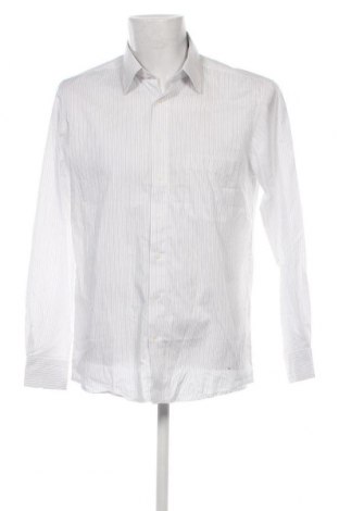 Ανδρικό πουκάμισο Lorenzo Calvino, Μέγεθος M, Χρώμα Λευκό, Τιμή 8,46 €