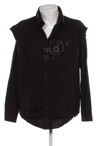 Мъжка риза MM6 Maison Martin Margiela, Размер XXL, Цвят Черен, Цена 638,33 лв.