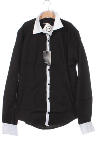 Ανδρικό πουκάμισο Merish, Μέγεθος S, Χρώμα Μαύρο, Τιμή 13,04 €