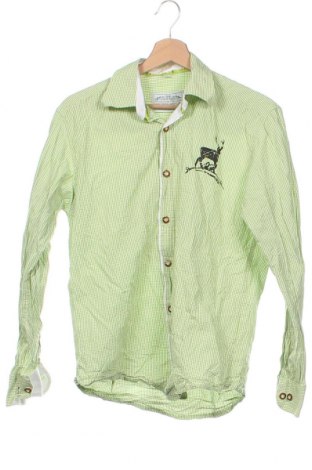 Мъжка риза Nockstein Trachten, Размер S, Цвят Зелен, Цена 7,25 лв.