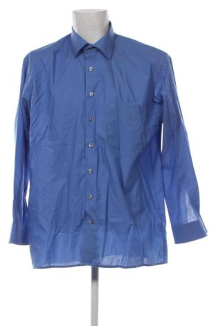 Ανδρικό πουκάμισο Olymp, Μέγεθος XL, Χρώμα Μπλέ, Τιμή 16,00 €