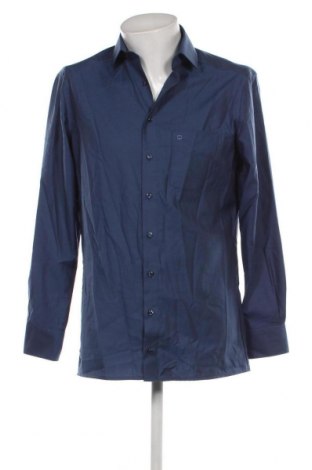 Ανδρικό πουκάμισο Olymp, Μέγεθος M, Χρώμα Μπλέ, Τιμή 38,35 €