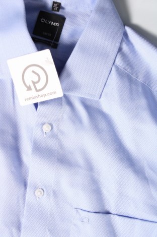 Ανδρικό πουκάμισο Olymp, Μέγεθος L, Χρώμα Μπλέ, Τιμή 28,00 €