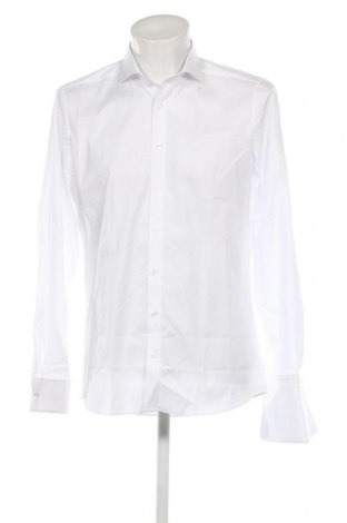 Ανδρικό πουκάμισο Olymp, Μέγεθος L, Χρώμα Λευκό, Τιμή 38,35 €