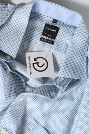 Ανδρικό πουκάμισο Olymp, Μέγεθος M, Χρώμα Μπλέ, Τιμή 18,28 €