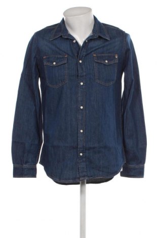 Ανδρικό πουκάμισο Pepe Jeans, Μέγεθος M, Χρώμα Μπλέ, Τιμή 17,26 €