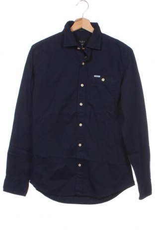 Ανδρικό πουκάμισο Pepe Jeans, Μέγεθος S, Χρώμα Μπλέ, Τιμή 26,21 €