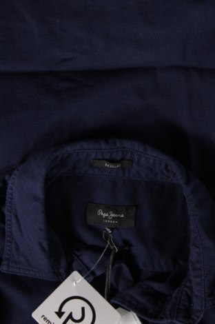 Мъжка риза Pepe Jeans, Размер M, Цвят Син, Цена 66,96 лв.