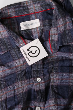 Ανδρικό πουκάμισο Pier One, Μέγεθος M, Χρώμα Πολύχρωμο, Τιμή 3,59 €