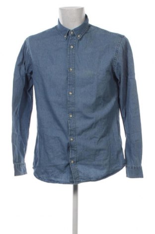Ανδρικό πουκάμισο Produkt by Jack & Jones, Μέγεθος XL, Χρώμα Μπλέ, Τιμή 24,42 €