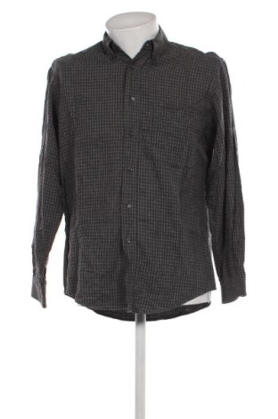 Мъжка риза Pull&Bear, Размер L, Цвят Сив, Цена 29,00 лв.