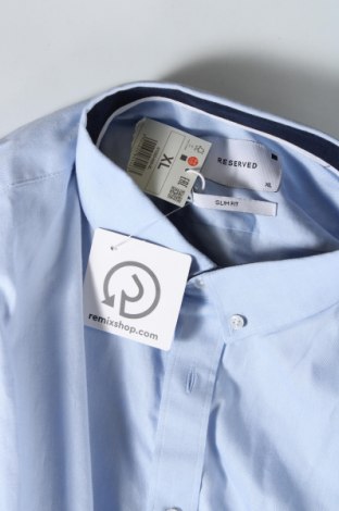 Herrenhemd Reserved, Größe XL, Farbe Blau, Preis 14,12 €