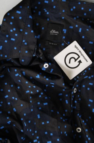 Ανδρικό πουκάμισο S.Oliver Black Label, Μέγεθος M, Χρώμα Πολύχρωμο, Τιμή 5,10 €