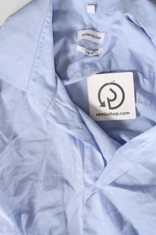 Ανδρικό πουκάμισο Seidensticker, Μέγεθος S, Χρώμα Μπλέ, Τιμή 4,21 €